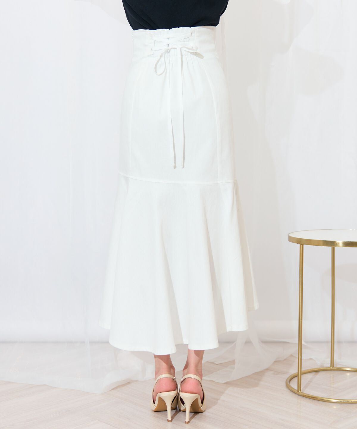 WILLSELECTION「アシメヘムフィッシュテールスカート」|フレア|