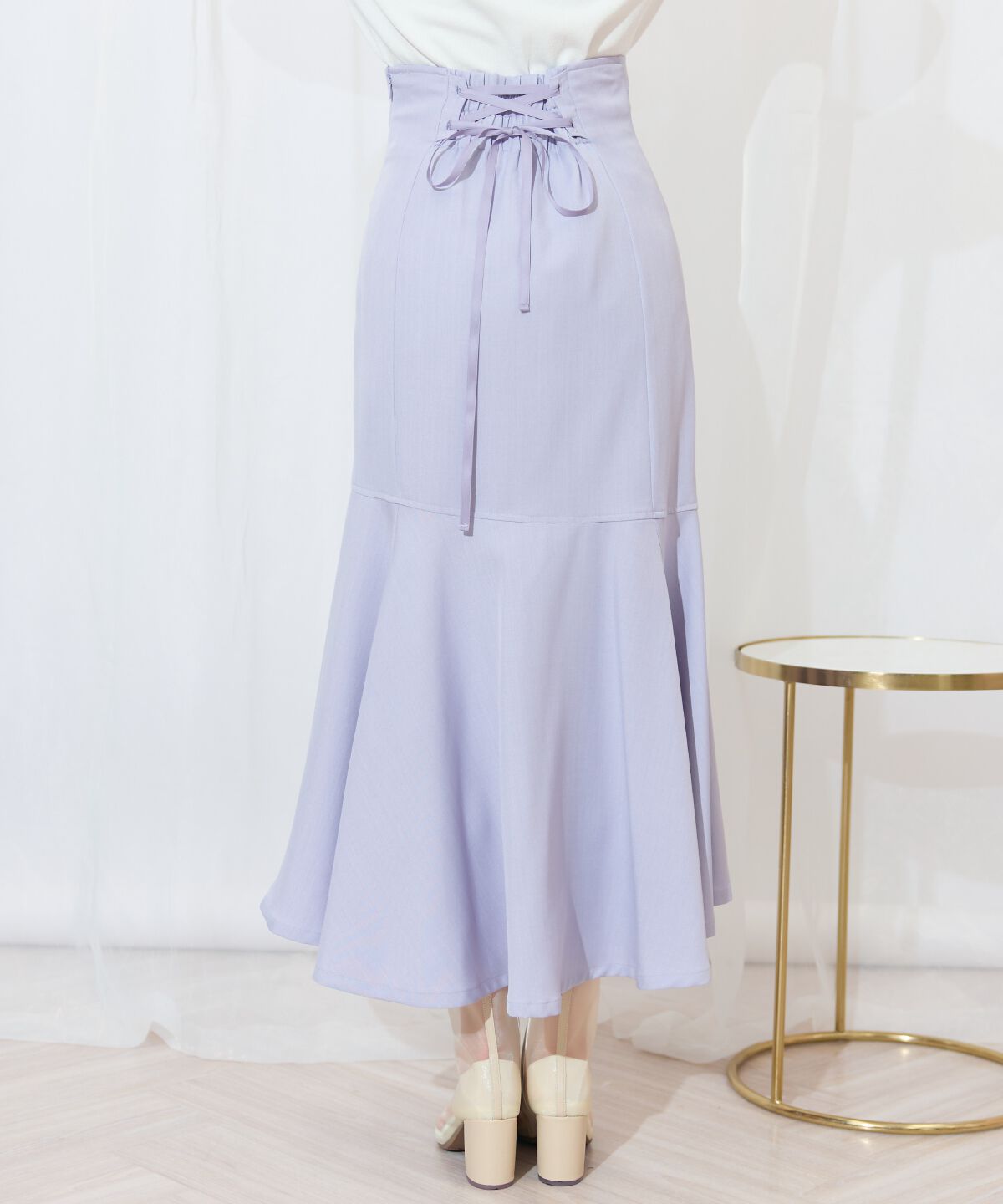 WILLSELECTION「アシメヘムフィッシュテールスカート」|フレア|