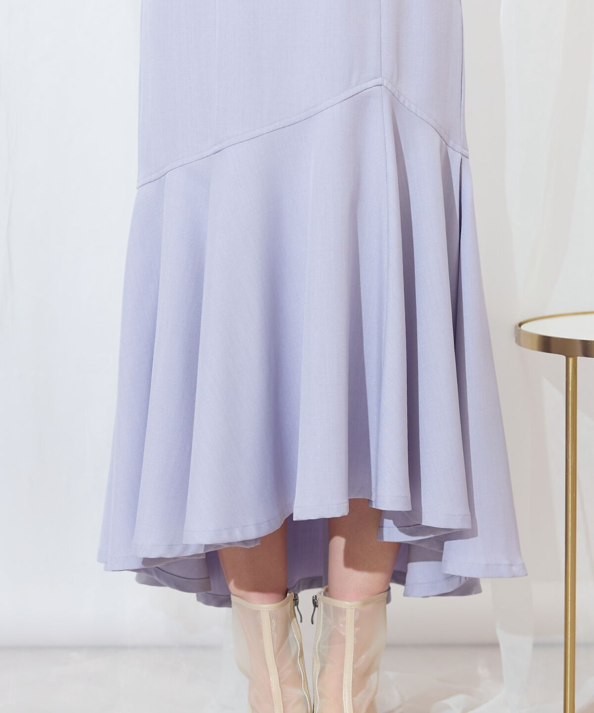 WILLSELECTION「アシメヘムフィッシュテールスカート」|フレア|