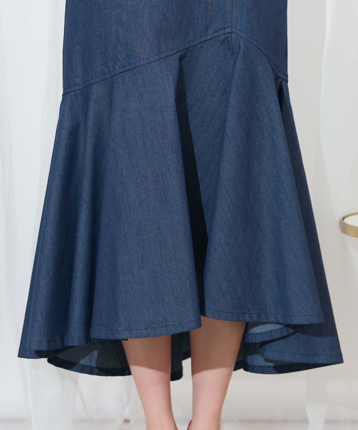 WILLSELECTION「アシメヘムフィッシュテールスカート」|フレア|