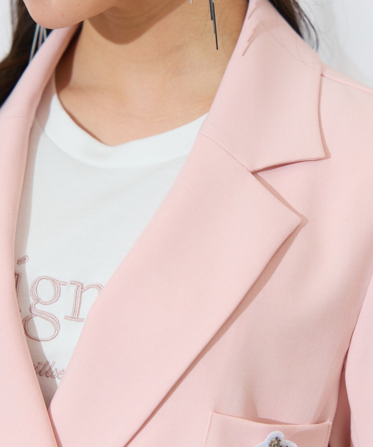 WILLSELECTION「エンブレム付きテーラードジャケット」|テーラードジャケット|