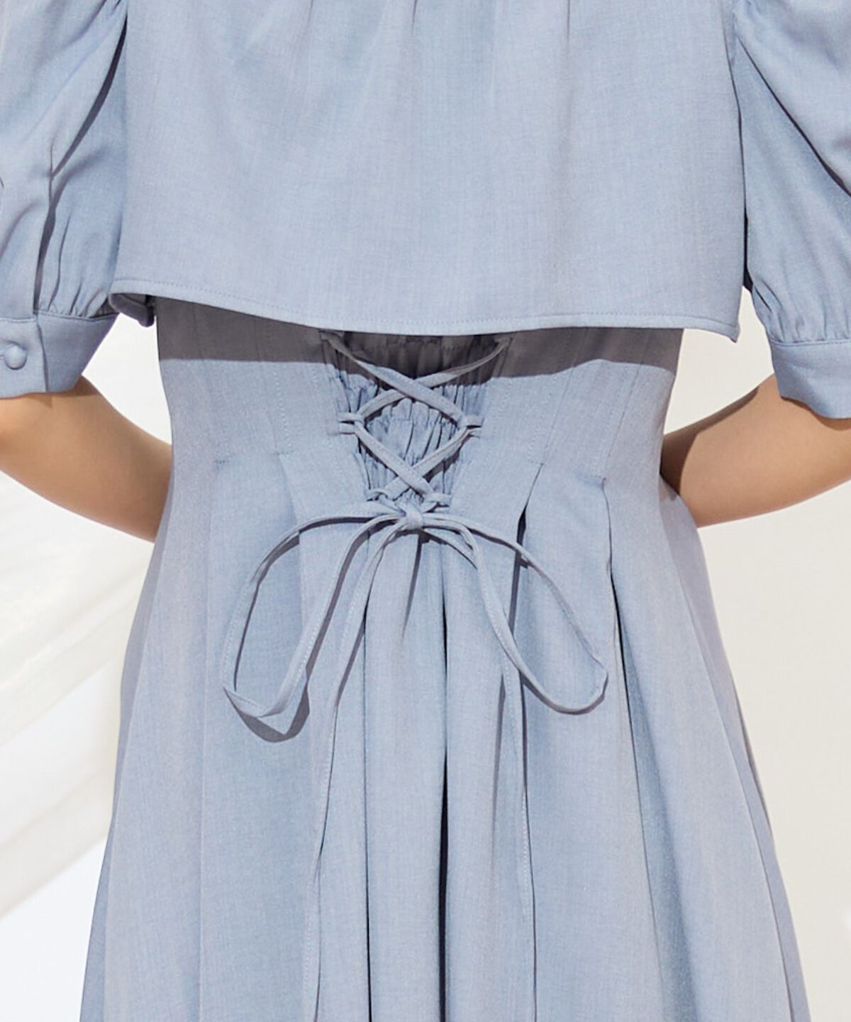 WILLSELECTION「レイヤードライクリボンタイシャツワンピース」|ワンピース|