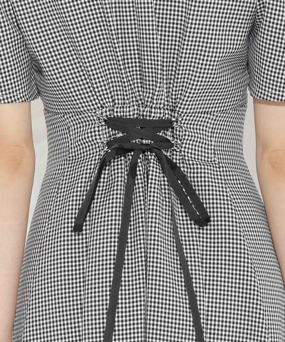 WILLSELECTION「タックウエストレース襟ワンピース」|ワンピース|