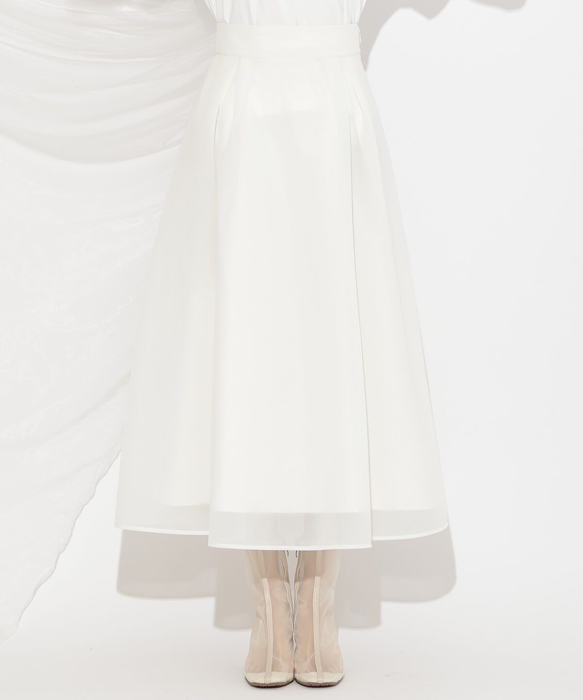 WILLSELECTION「シアーダンボールフレアスカート」|フレア|