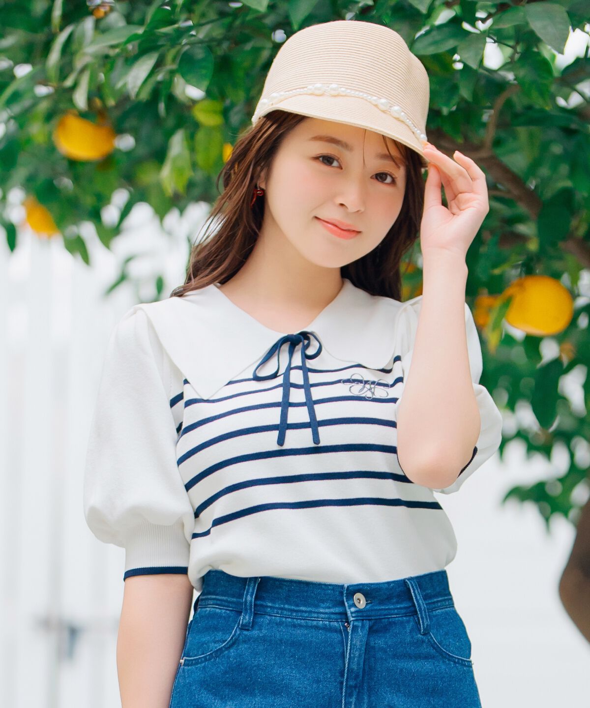 WILLSELECTION「ビッグカラーロゴ刺繍ニット」|ニット・セーター|