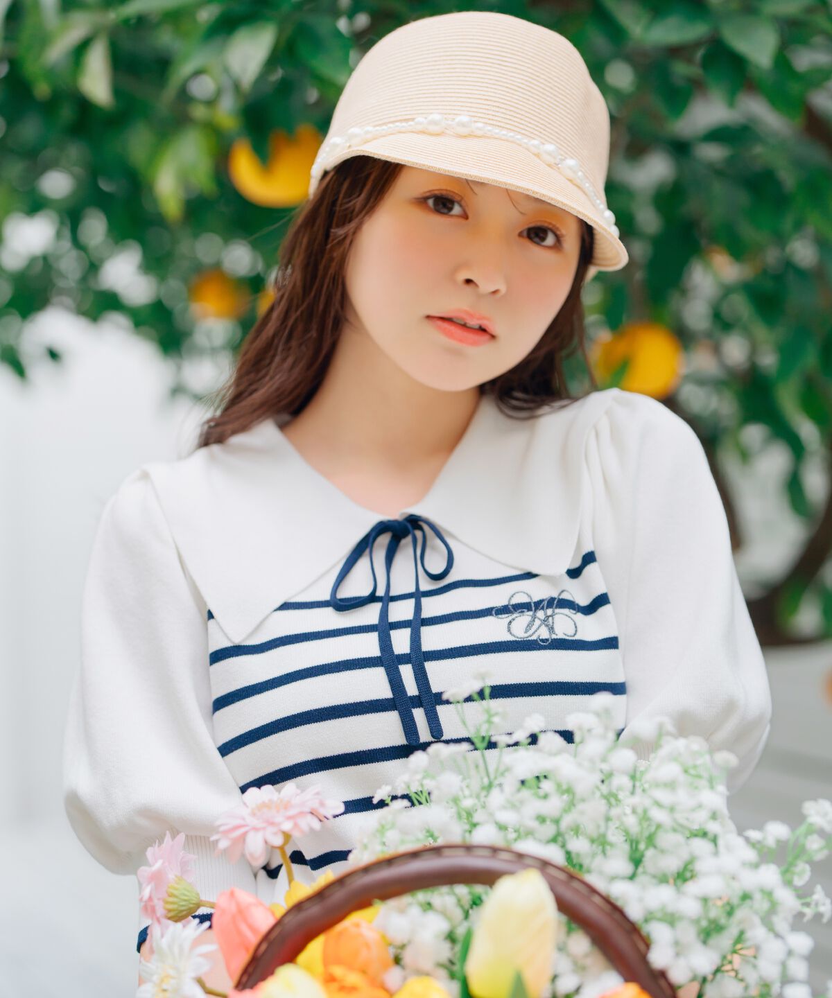 WILLSELECTION「ビッグカラーロゴ刺繍ニット」|ニット・セーター|