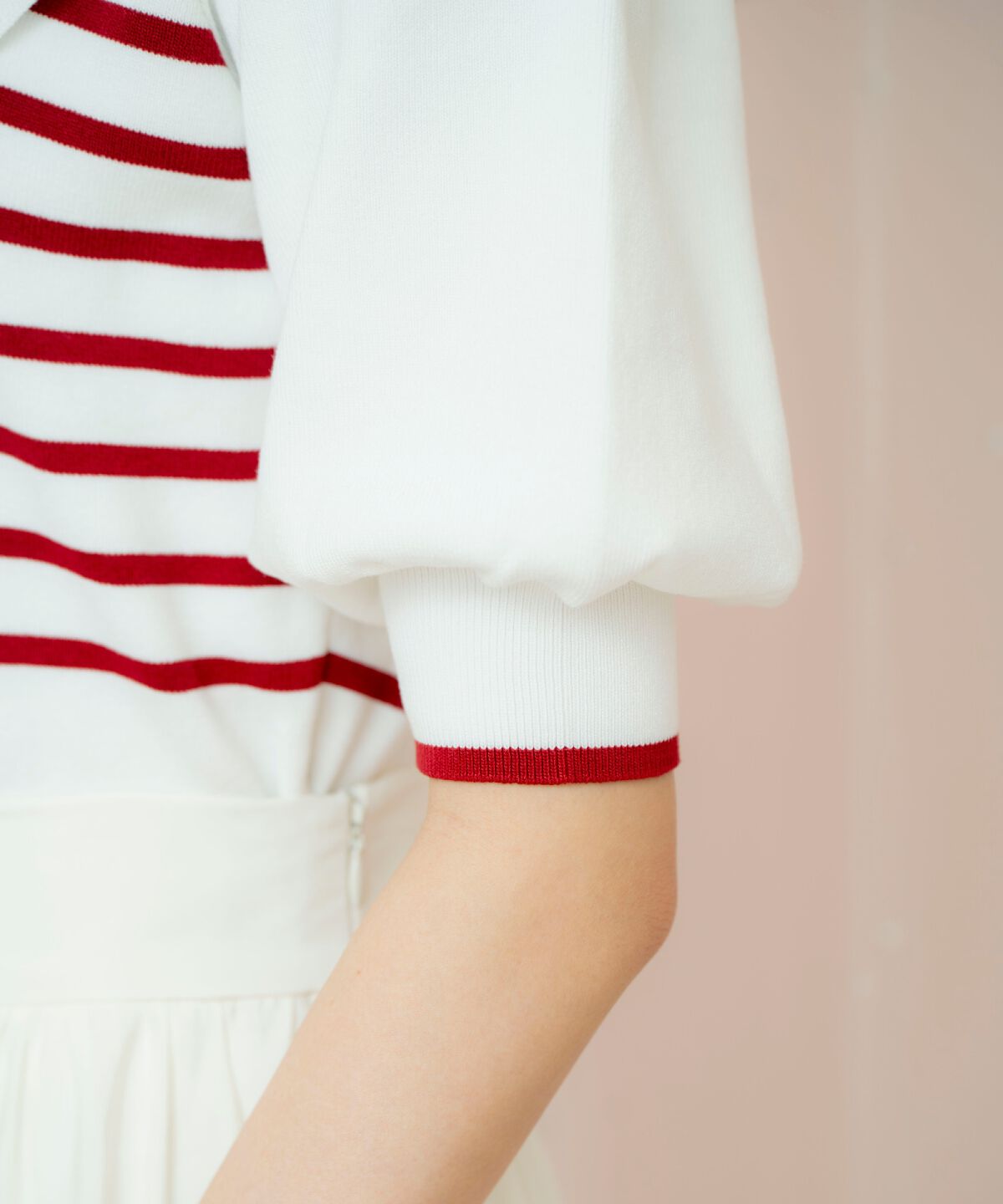 WILLSELECTION「ビッグカラーロゴ刺繍ニット」|ニット・セーター|