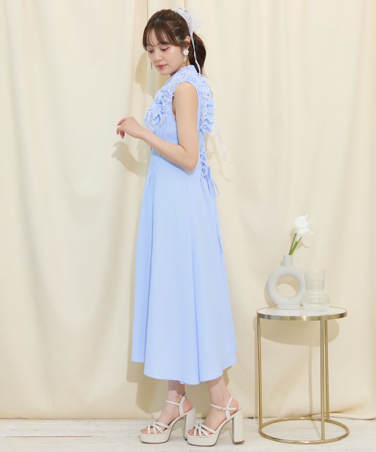 WILLSELECTION「チュールフリルワンピース」|ワンピース|