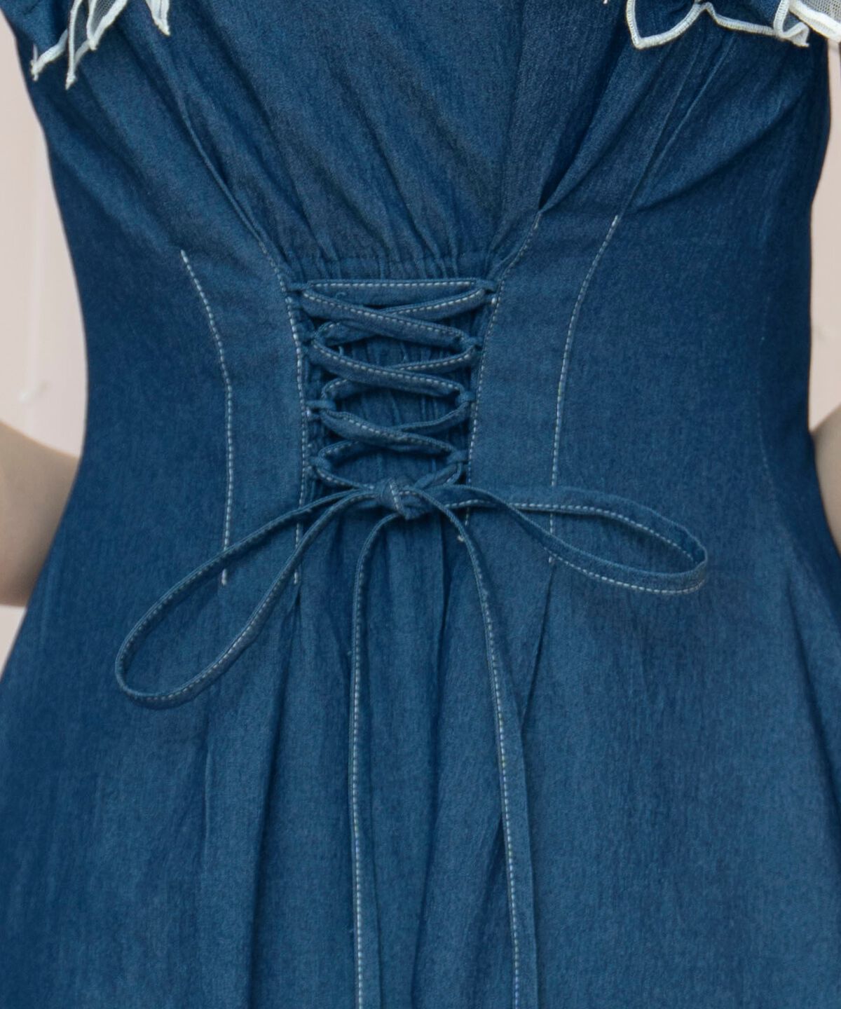 WILLSELECTION「チュールフリルワンピース」|ワンピース|