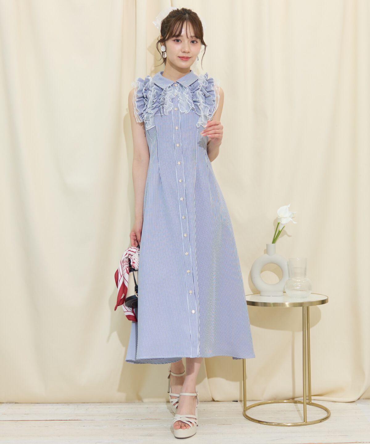 WILLSELECTION「チュールフリルワンピース」|ワンピース|