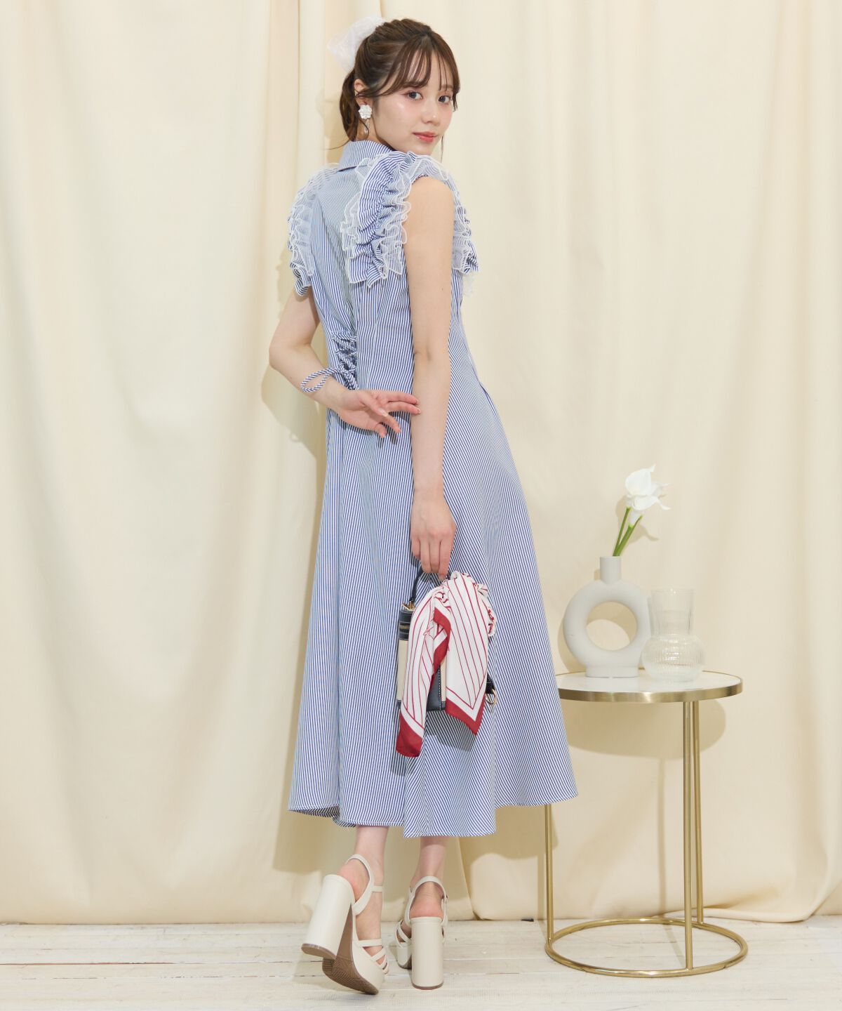 WILLSELECTION「チュールフリルワンピース」|ワンピース|