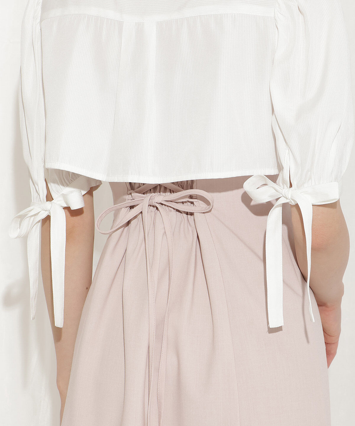 WILLSELECTION「クロップドブラウス＋キャミワンピースセット」|ワンピース|