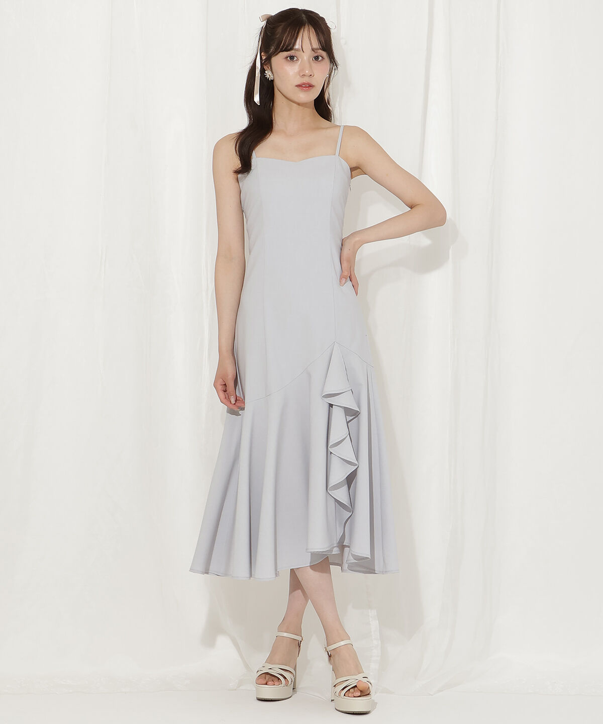 WILLSELECTION「クロップドブラウス＋キャミワンピースセット」|ワンピース|