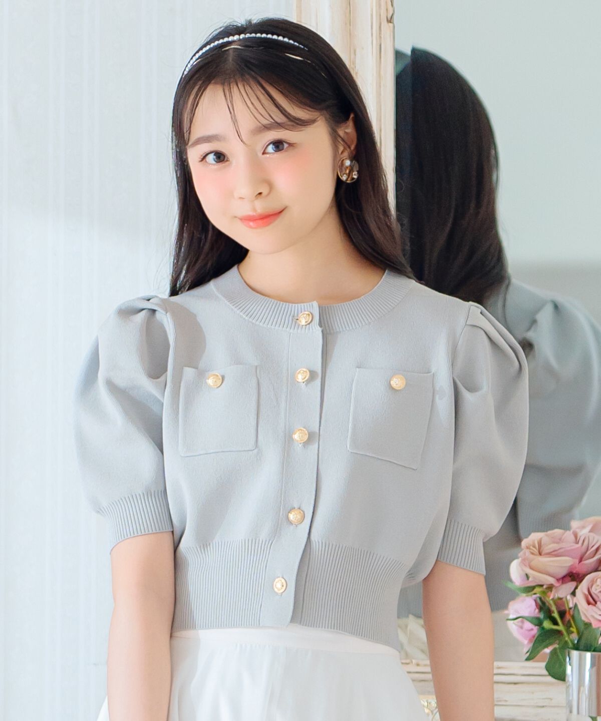 WILLSELECTION「ポケットデザインパフカーディガン」|カーディガン|