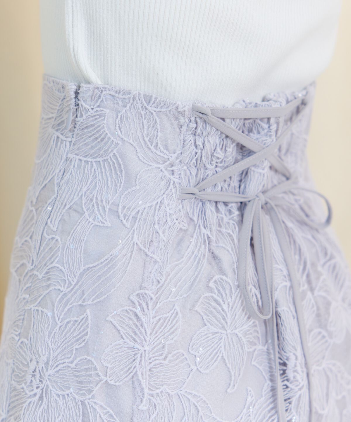 WILLSELECTION「スパンコールレースマーメイドスカート」|フレア|