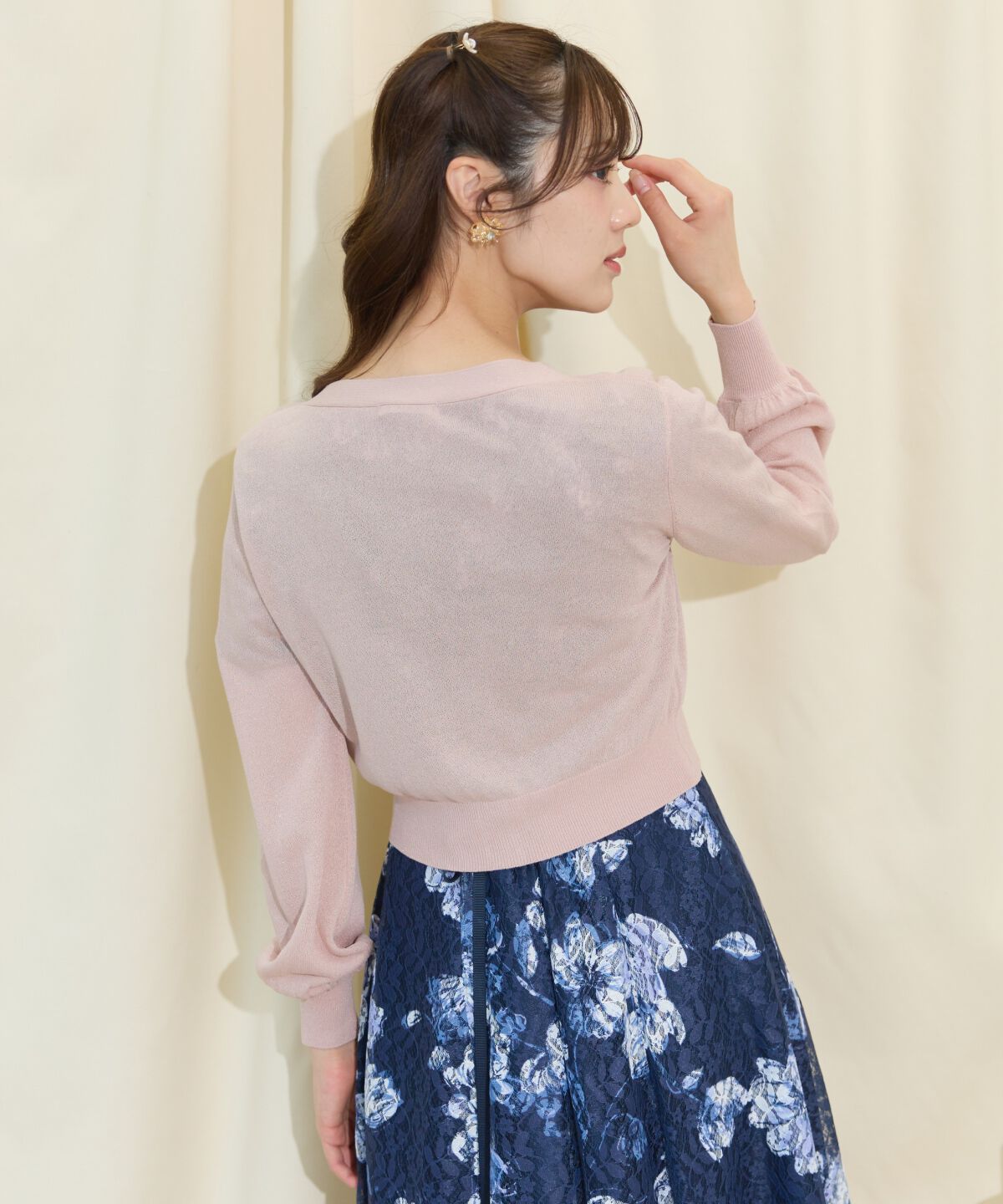 WILLSELECTION「アソートボタンシアーカーディガン」|カーディガン|