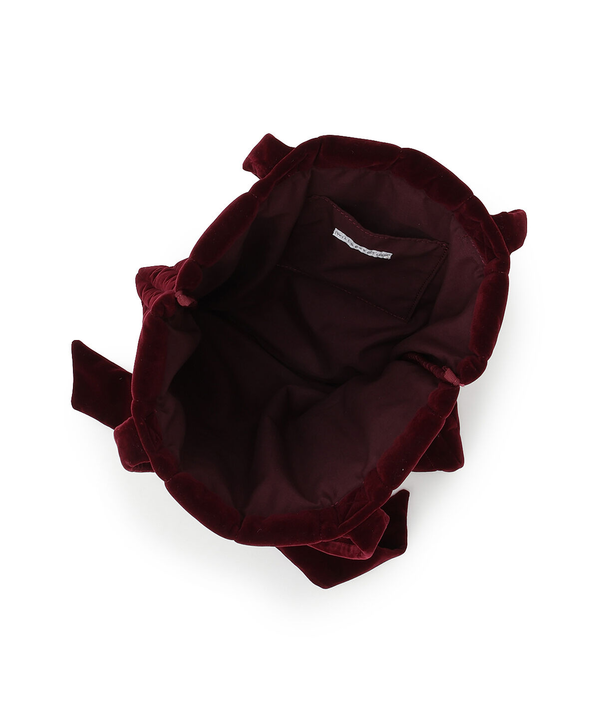 WILLSELECTION「ショルダーリボンベロアトート」|トートバッグ|