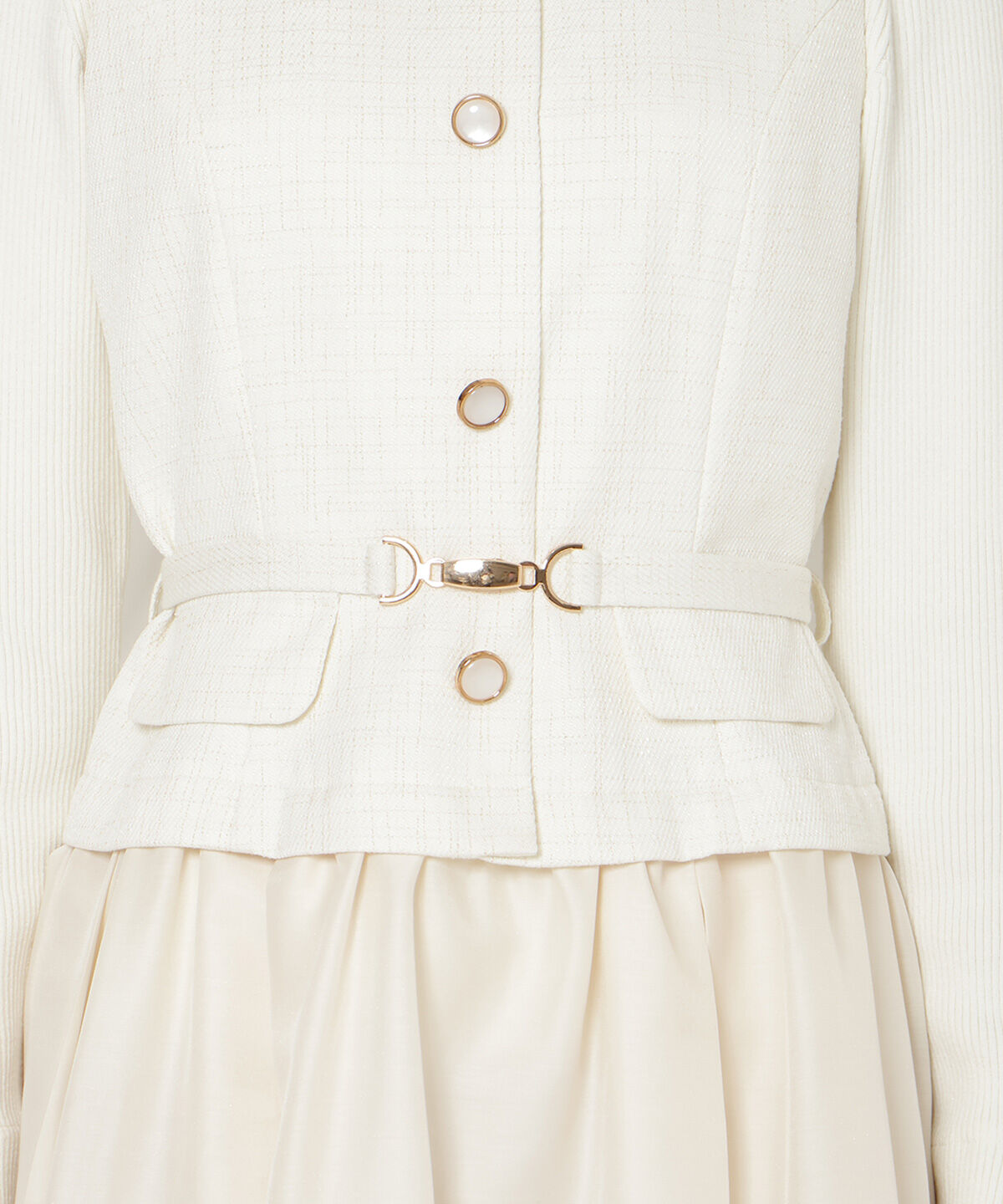 WILLSELECTION「ツイードドッキングジレワンピース」|ワンピース|