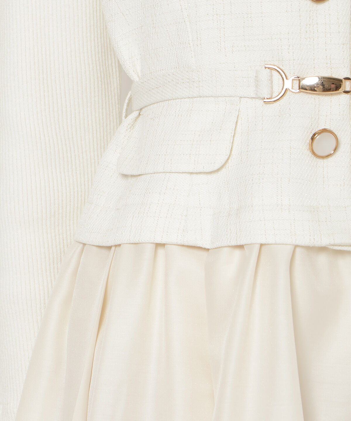 WILLSELECTION「ツイードドッキングジレワンピース」|ワンピース|