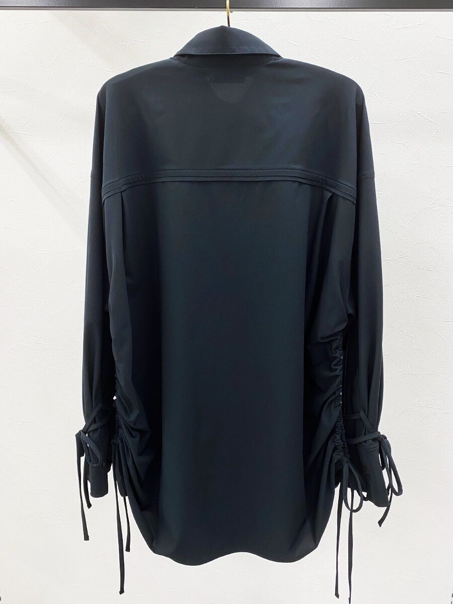 ALBOVE「UVカットロング丈リボンシャツ/トップス」|シャツ・ブラウス|