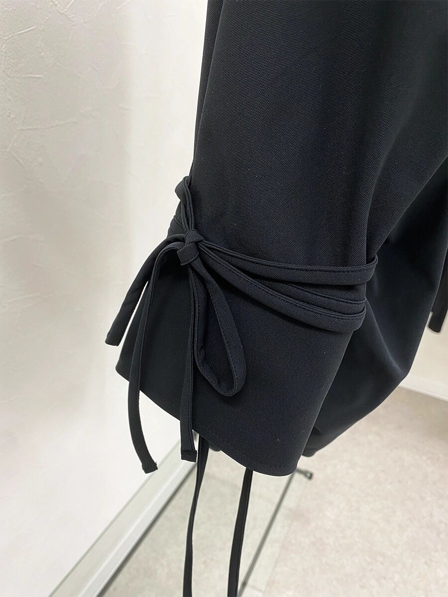 ALBOVE「UVカットロング丈リボンシャツ/トップス」|シャツ・ブラウス|