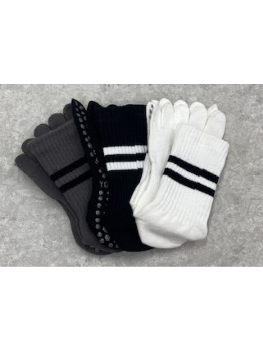 ALBOVE「ヨガソックス】5本指滑り止め付きヨガソックス」|ソックス|ホワイト