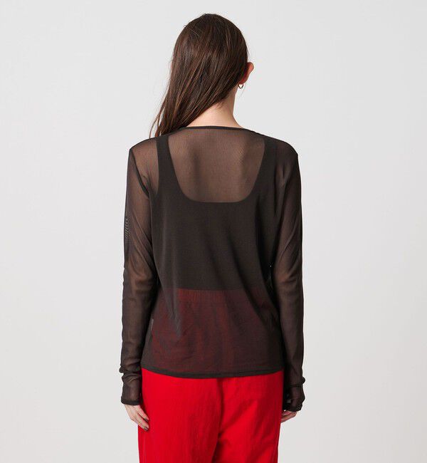 UNITED ARROWS「チュール ジャージー カットソー」|Tシャツ・カットソー|