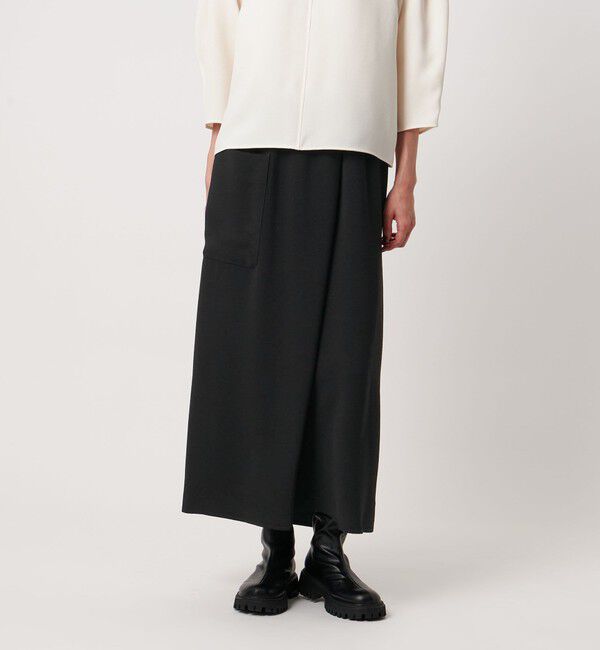 UNITED ARROWS「COMFY ラップ マキシスカート -吸水速乾 UVカット ウォッシャブル-」|スカート|