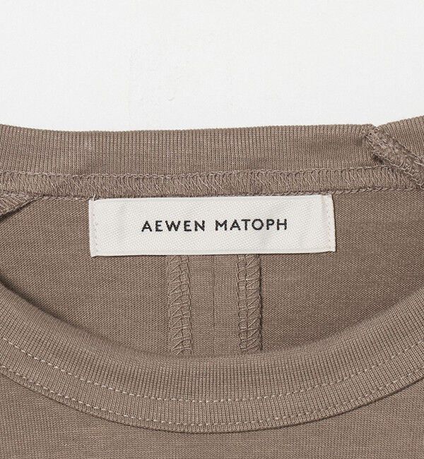 AEWEN MATOPH「＜AEWEN MATOPH＞バックスリット ビッグTシャツ」|Tシャツ・カットソー|