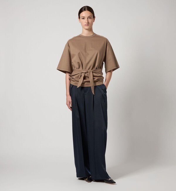 AEWEN MATOPH「＜AEWEN MATOPH＞バックスリット ビッグTシャツ」|Tシャツ・カットソー|