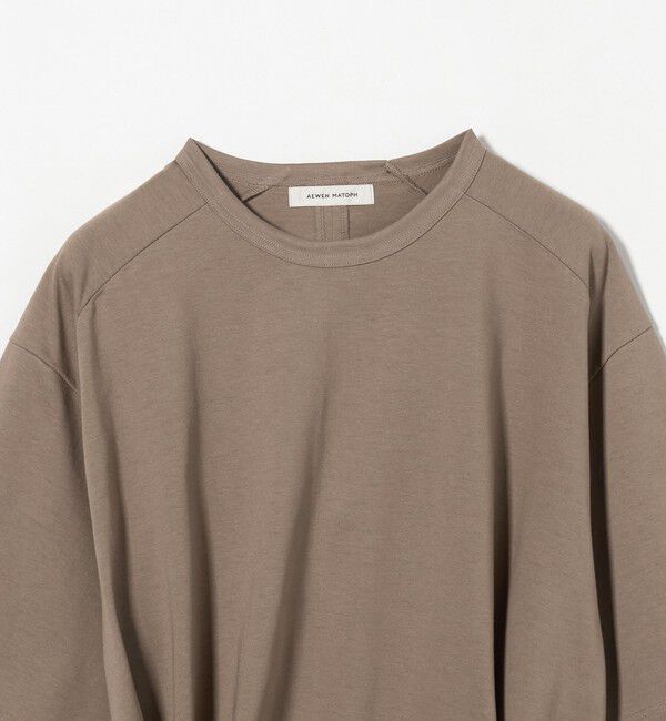 AEWEN MATOPH「＜AEWEN MATOPH＞バックスリット ビッグTシャツ」|Tシャツ・カットソー|