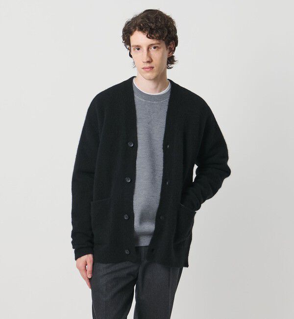 UNITED ARROWS「ヤク ヘアリー カーディガン」|カーディガン|
