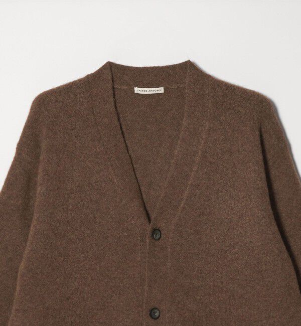 UNITED ARROWS「ヤク ヘアリー カーディガン」|カーディガン|