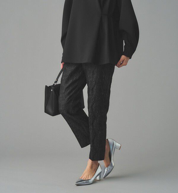 UNITED ARROWS「GISHA 2トーン ジャガード パンツ」|スラックス|