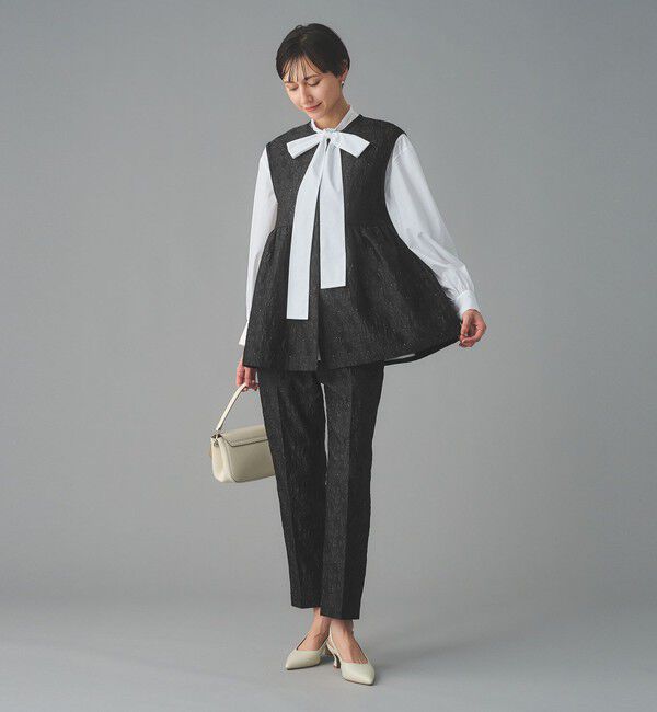 UNITED ARROWS「GISHA 2トーン ジャガード パンツ」|スラックス|