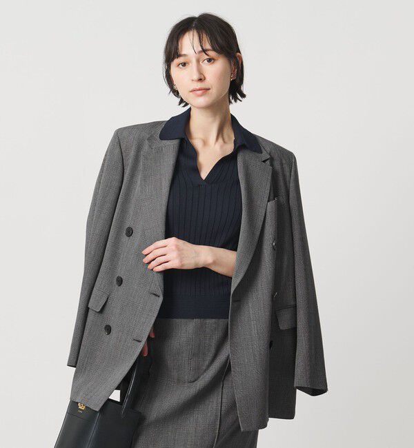 UNITED ARROWS「NALYA グレンチェック ジャケット」|テーラードジャケット|