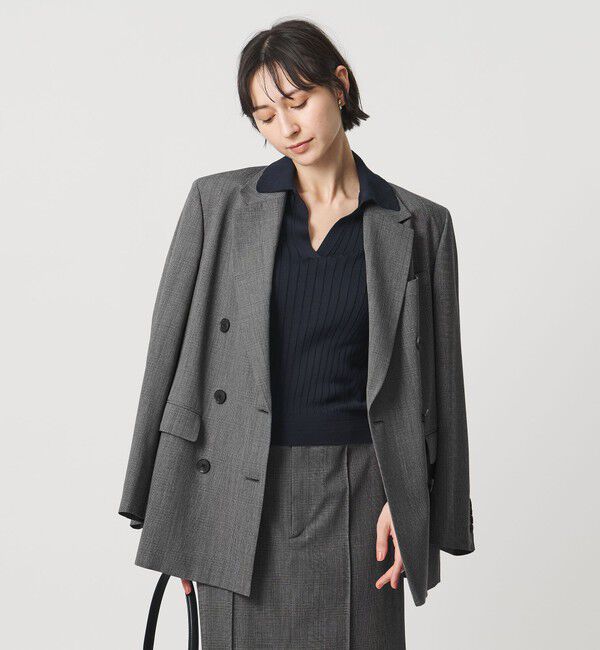 UNITED ARROWS「NALYA グレンチェック ジャケット」|テーラードジャケット|