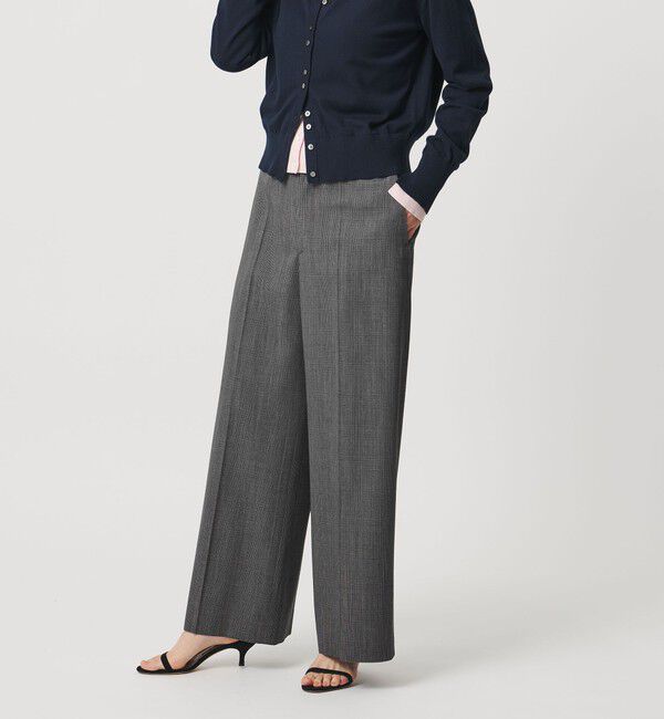 UNITED ARROWS「NALYA グレンチェック パンツ」|スラックス|