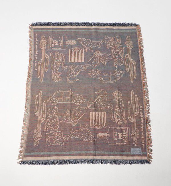 UNITED ARROWS green label relaxing「＜HERE by DETAIL＞オアハカ スローケット ブランケット」|ブランケット|