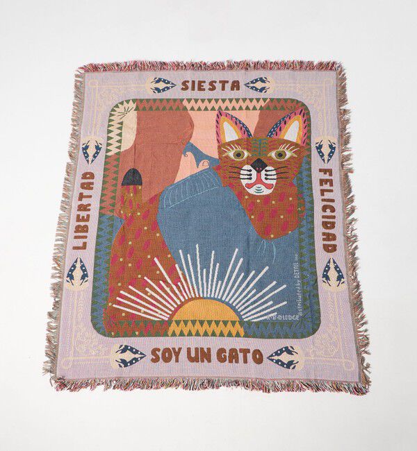 UNITED ARROWS green label relaxing「＜HERE by DETAIL＞オアハカ スローケット ブランケット」|ブランケット|その他2