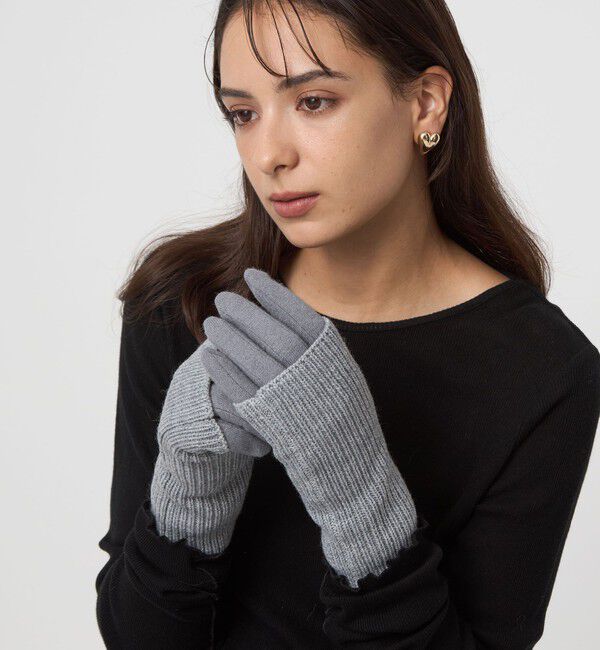 UNITED ARROWS green label relaxing「アームウォーマー 3WAY グローブ / 手袋　タッチパネル対応」|手袋|