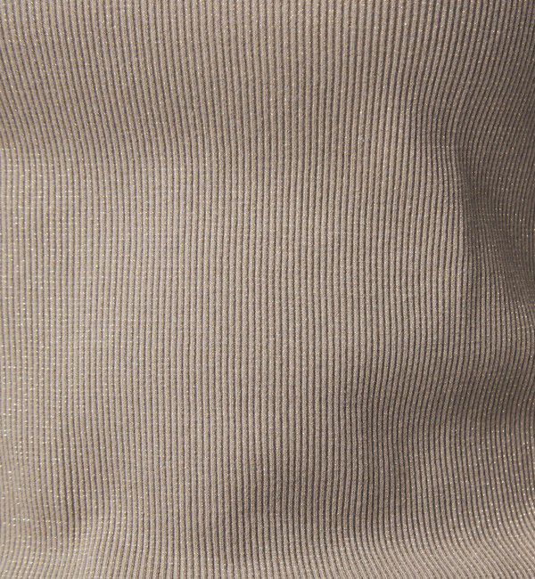 UNITED ARROWS green label relaxing「ラメ リブ ボートネック カットソー」|Tシャツ・カットソー|