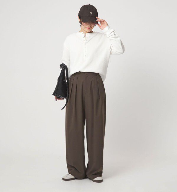 UNITED ARROWS green label relaxing「【WEB限定】＜at ease＞オルマイ スラックス ウォッシャブル ストレッチ UVカット」|スラックス|