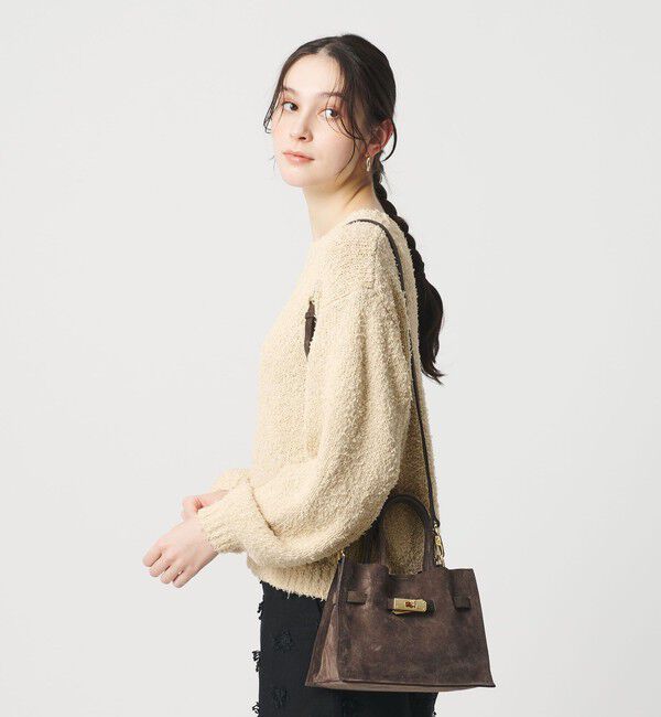 BEAUTY&YOUTH UNITED ARROWS「コットンブレンド シャギーニットプルオーバー」|ニット・セーター|CREAM