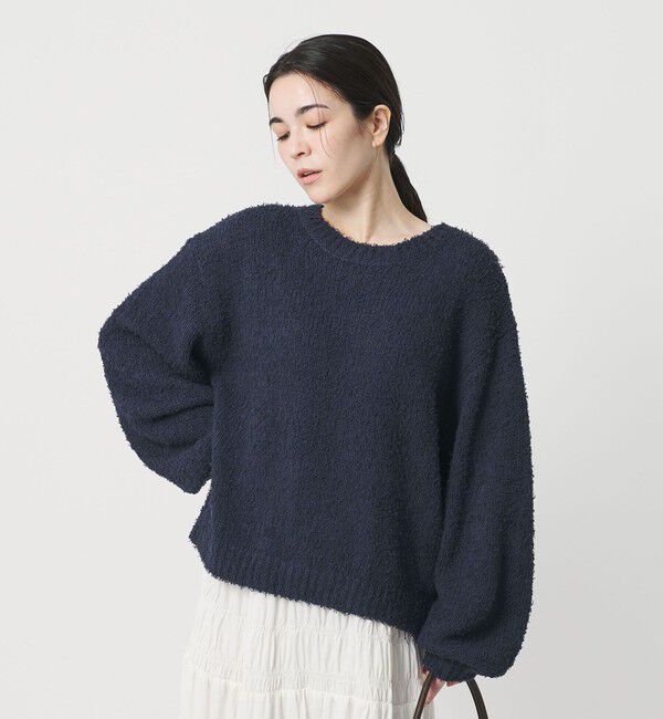 BEAUTY&YOUTH UNITED ARROWS「コットンブレンド シャギーニットプルオーバー」|ニット・セーター|