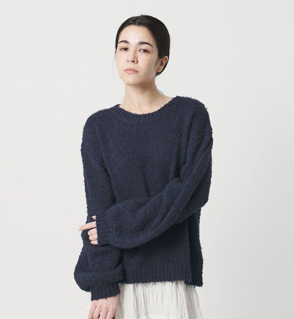 BEAUTY&YOUTH UNITED ARROWS「コットンブレンド シャギーニットプルオーバー」|ニット・セーター|