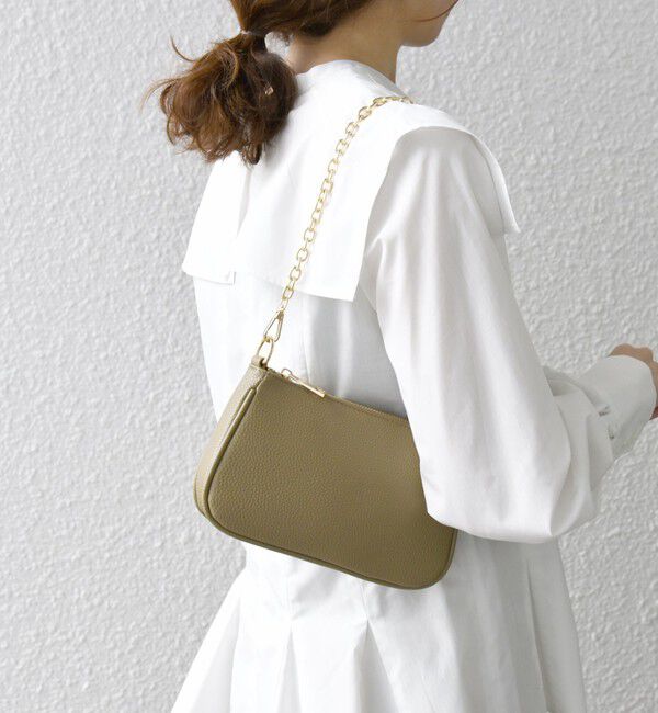 SHIPS any「VELETTO: テープ チェーン マルチWAY トリオ ショルダー バッグ」|ショルダー・メッセンジャー|