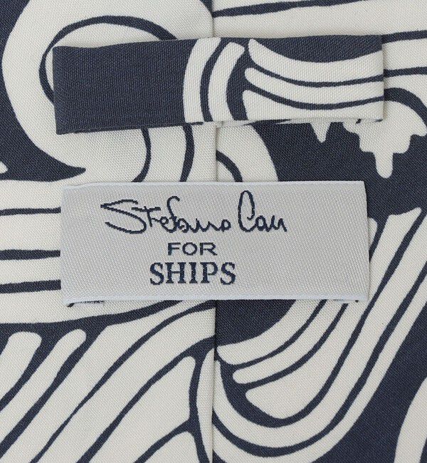 SHIPS「【SHIPS別注】Stefano cau: モチーフ プリント ネクタイ」|ネクタイ・蝶ネクタイ|