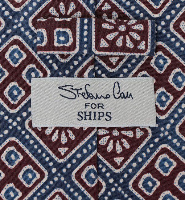 SHIPS「【SHIPS別注】Stefano cau: バティック プリント ネクタイ 2」|ネクタイ・蝶ネクタイ|