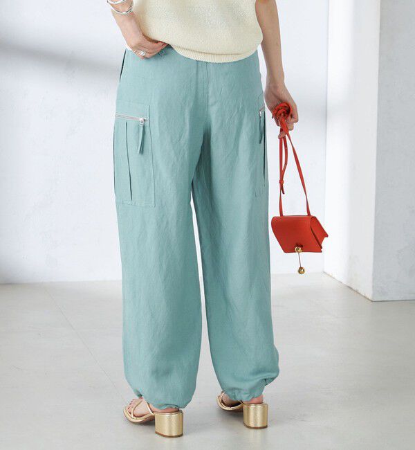 SHIPS for women「〈手洗い可能〉裾 ドロスト カーゴ パンツ 2」|カーゴ|